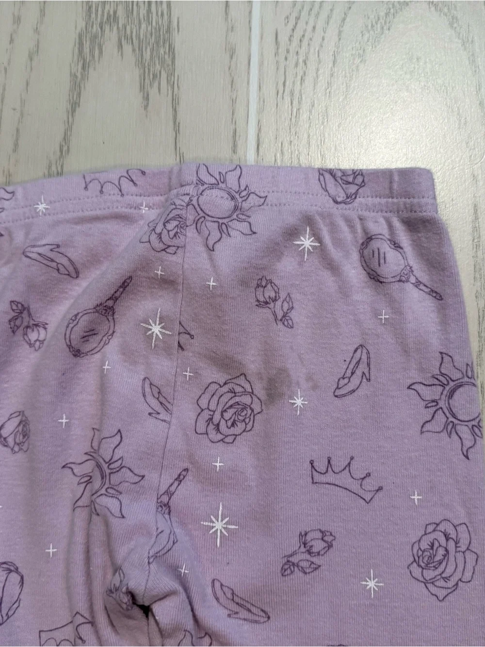 Disney‎ Princess Carter’s Pajama Set 3T Purple Belle Cinderella Rapunzel